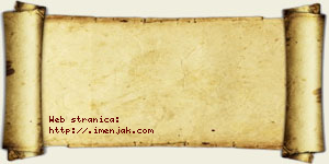 Hana Petković vizit kartica